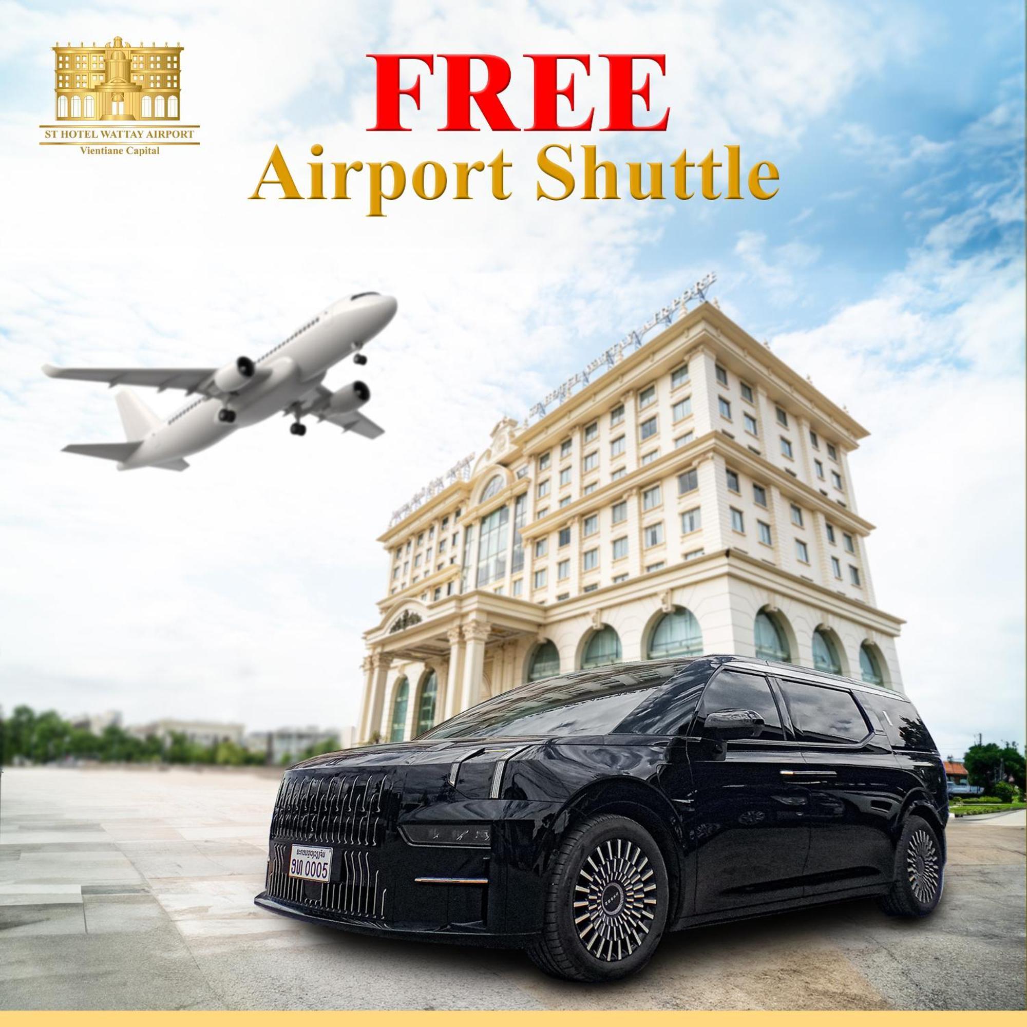 St Hotel Wattay Airport Vientiane Exterior foto
